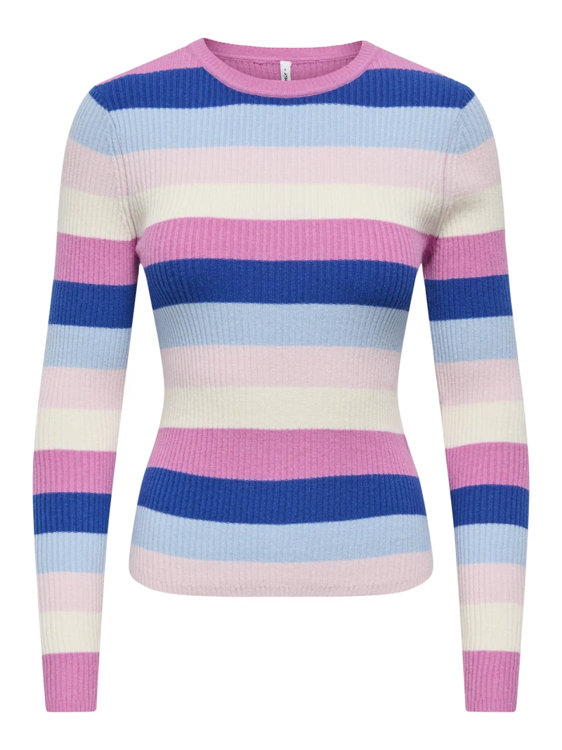 ONLIBI Pullover mit Streifenmuster