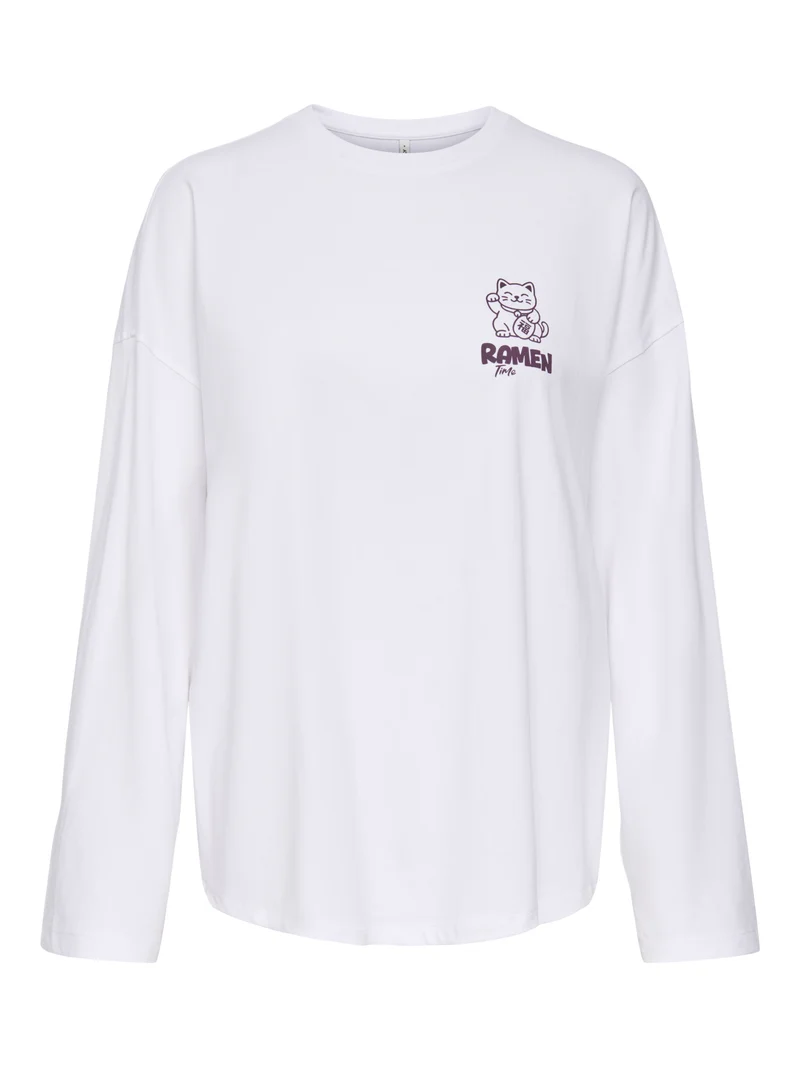 ONLCELESTINE Langarmshirt mit Print