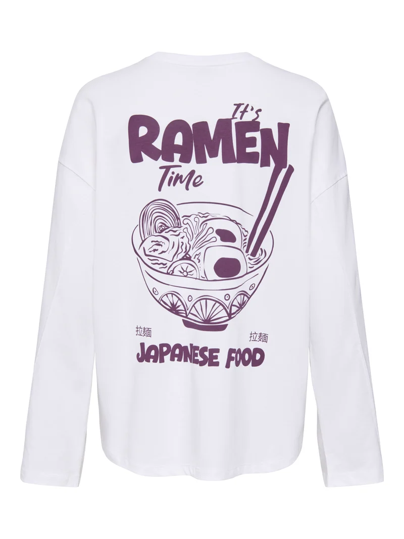 ONLCELESTINE Langarmshirt mit Print