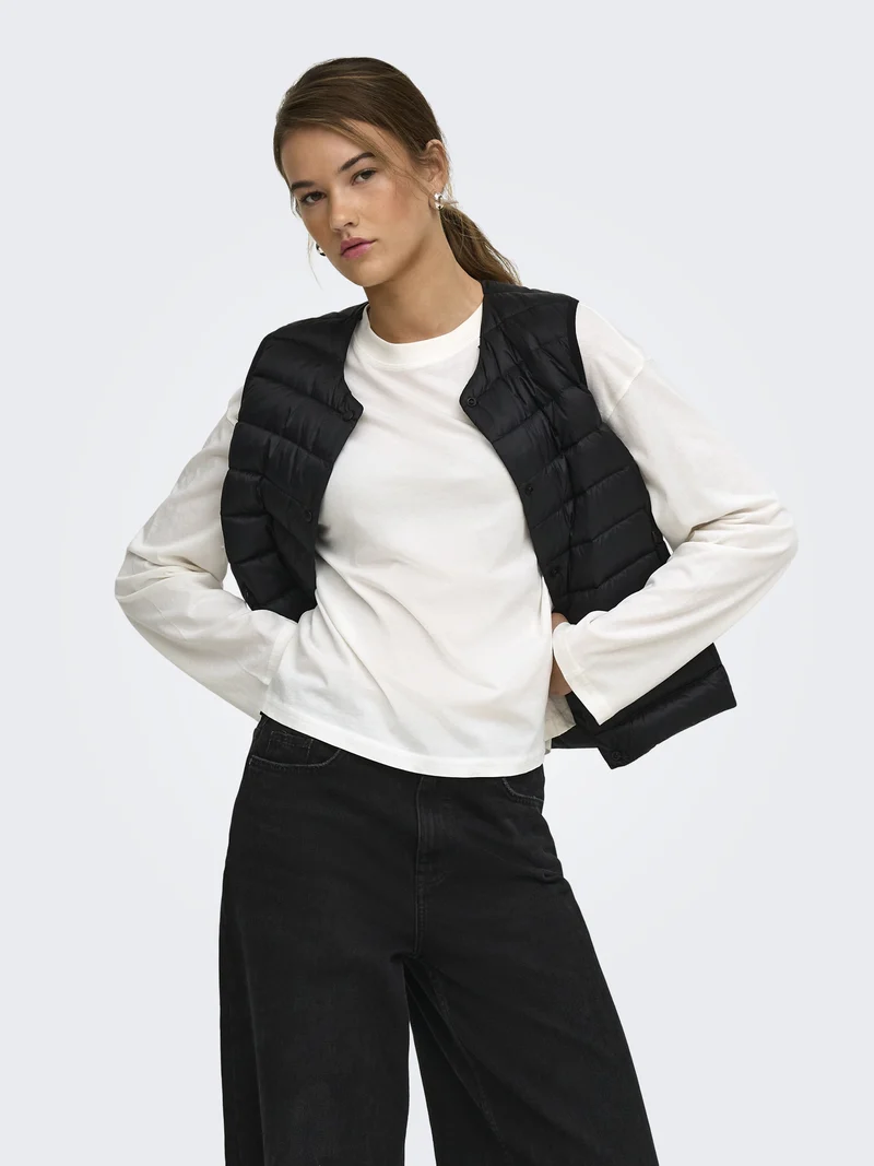 ONLHAPPY Basic-Langarmshirt