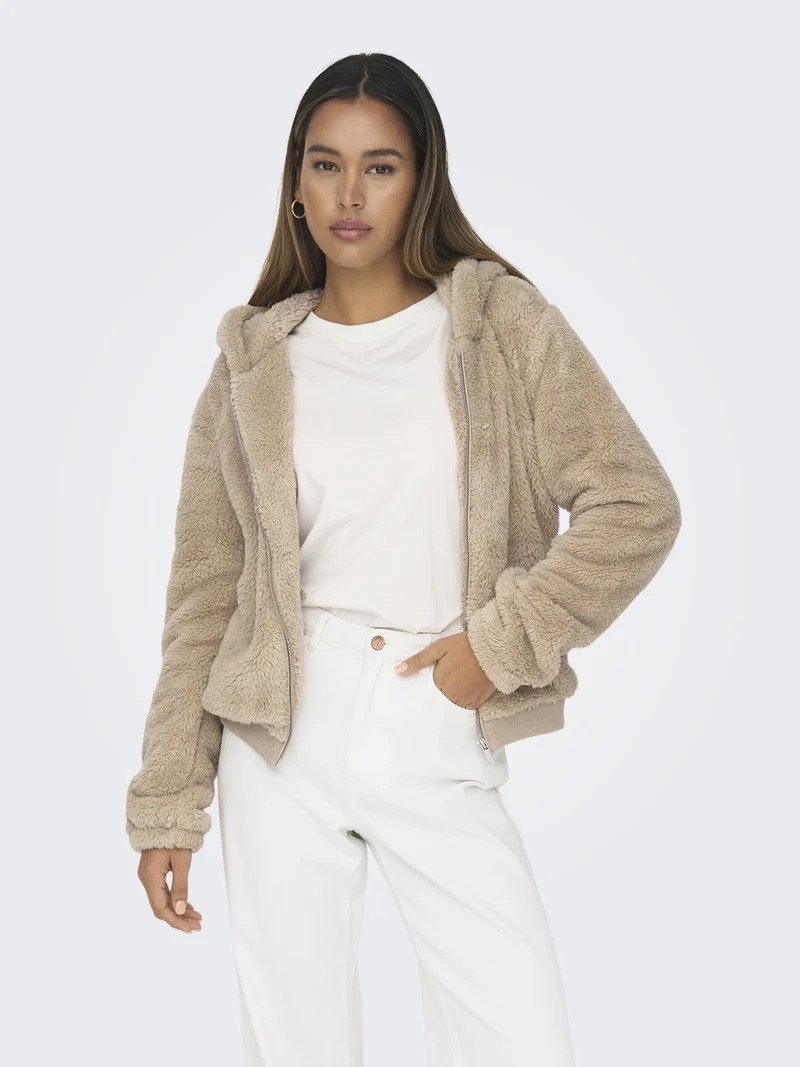 ONLNEWANNA Teddyfell Jacke