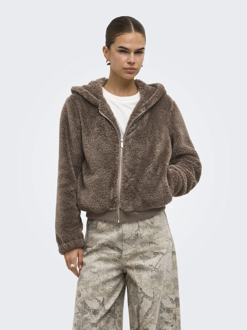 ONLNEWANNA Teddyfell Jacke
