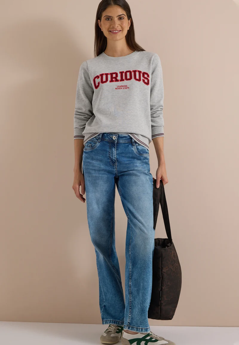Sweatshirt mit Stickerei