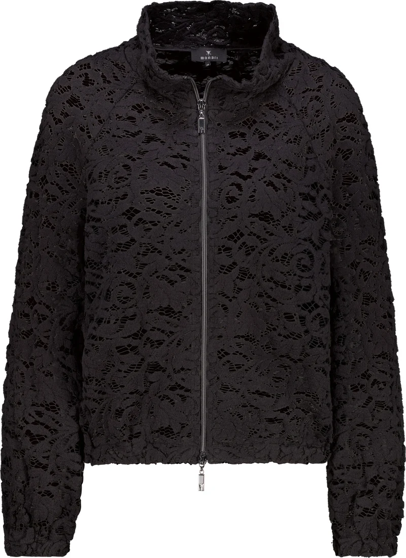 Strickjacke mit Spitze