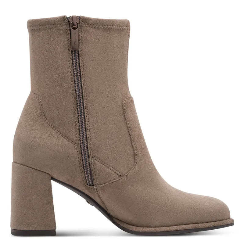 Stiefelette mit Blockabsatz