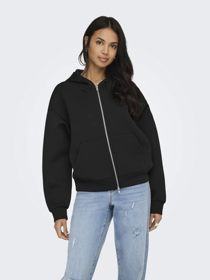 ONLNAOMI Hoodie mit Two-Way-Zip
