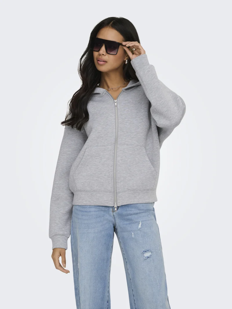ONLNAOMI Hoodie mit Two-Way-Zip