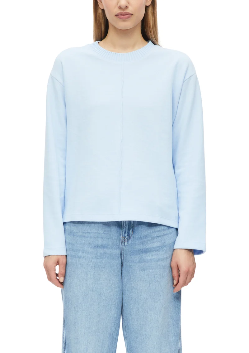 s.Oliver Sweatshirt mit Biesen und Rundhalsausschnitt