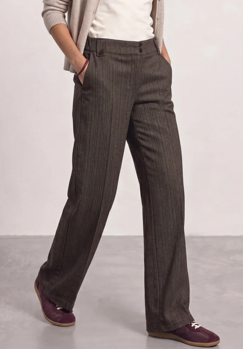 High Waist Straight Leg Hose