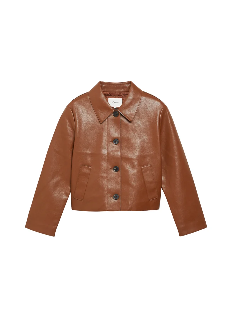s.Oliver Jacke in Leder-Optik