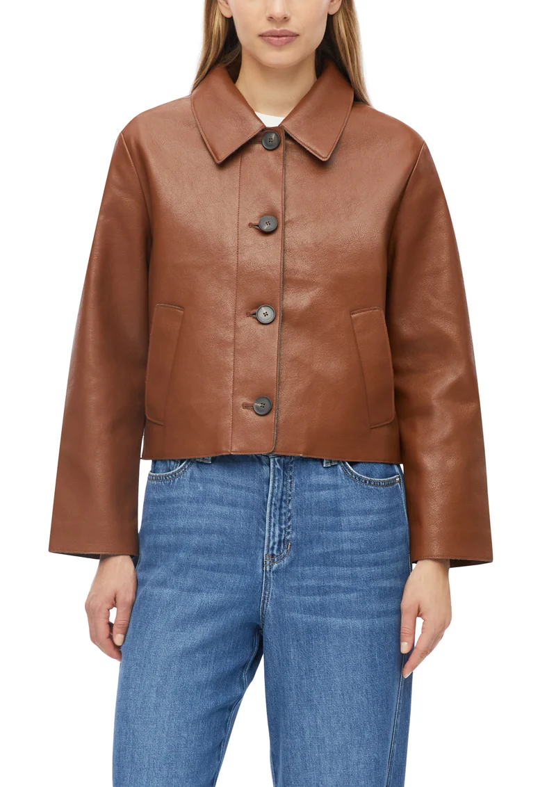 s.Oliver Jacke in Leder-Optik