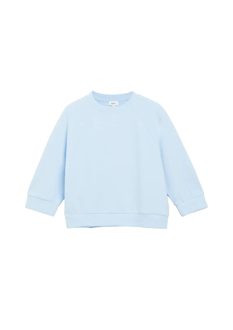 s.Oliver Verkürztes Sweatshirt mit Raglanärmeln