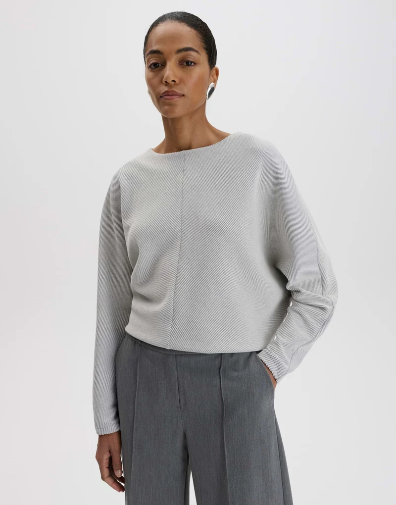 KERIKA Fein geripptes Jerseyshirt