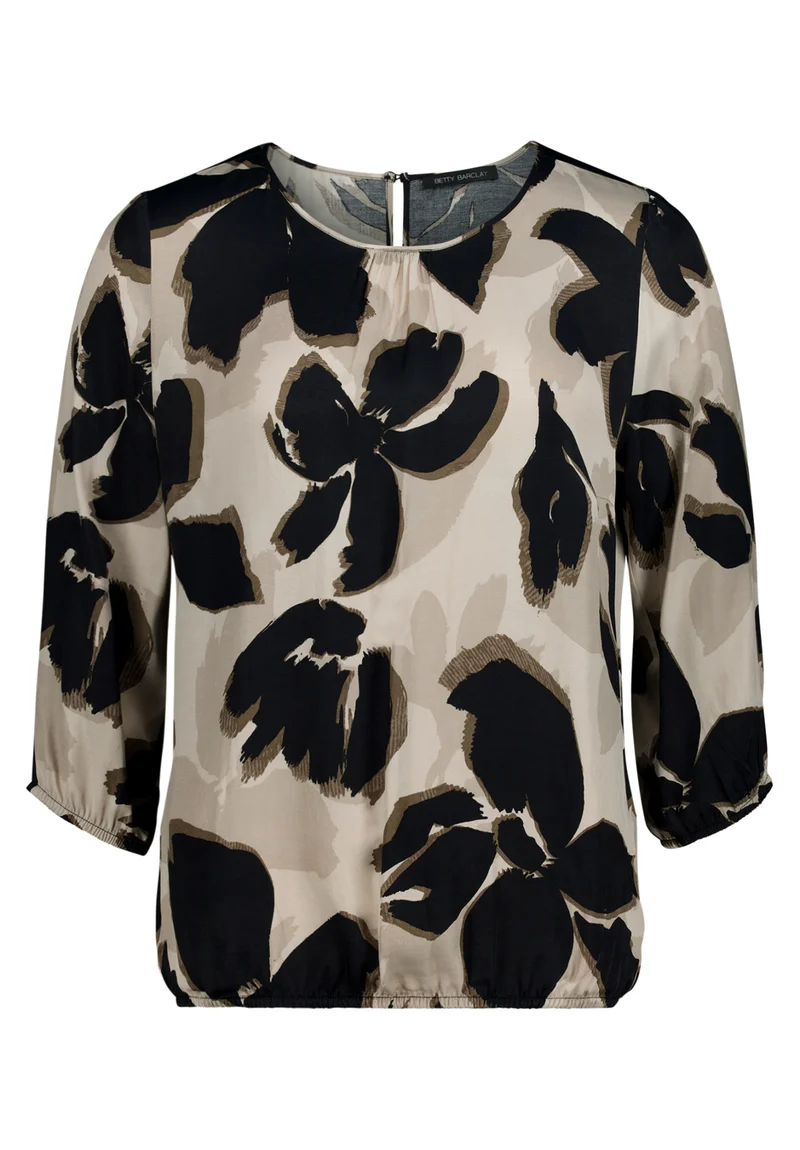 BETTY BARCLAY Schlupfbluse mit floralem Muster und 3/4-Ärmeln