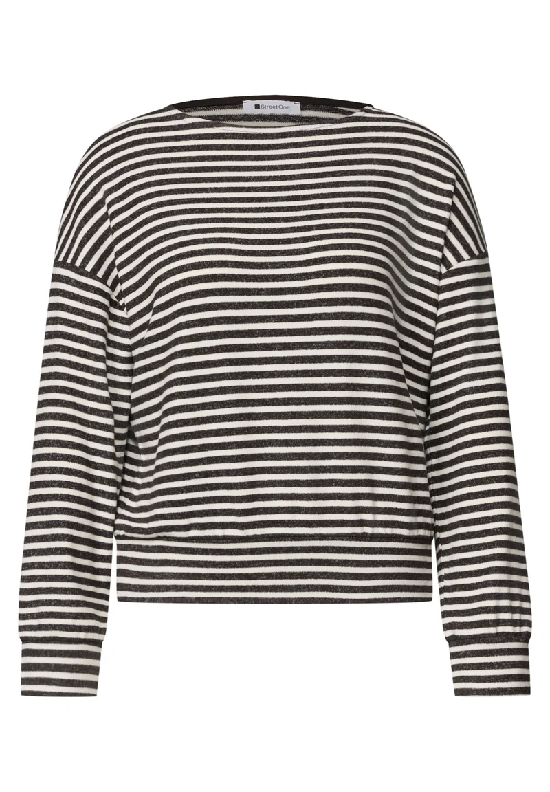 Langarmshirt mit Streifenmuster