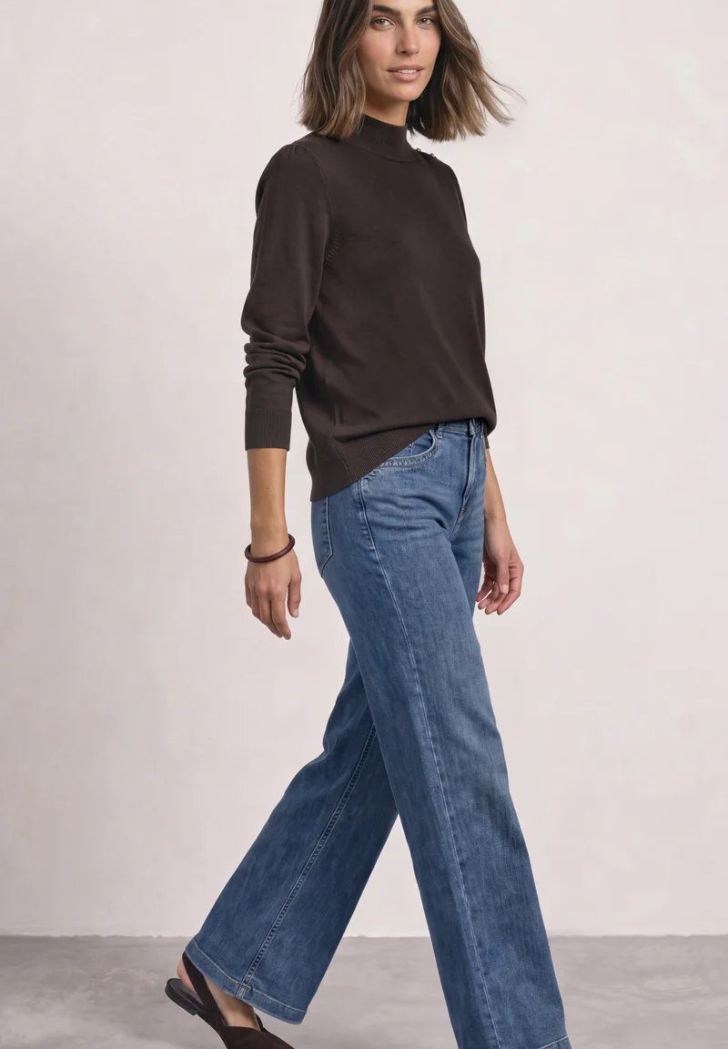 Pullover mit Turtle Neck