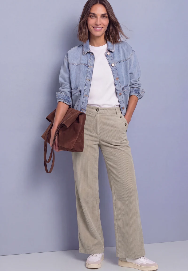 Mid Waist Straight Leg Hose