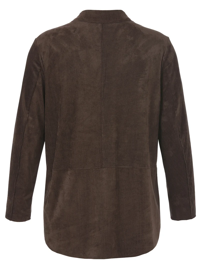 Bluse mit Hemdkragen und Langarm