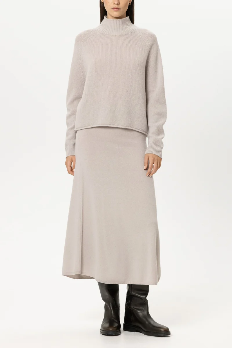 Kaschmir-Mix Pullover mit Raglanärmeln