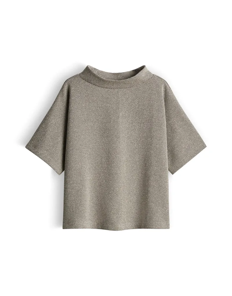 UJODIE DETAIL Sweatshirt in Tweed-Optik