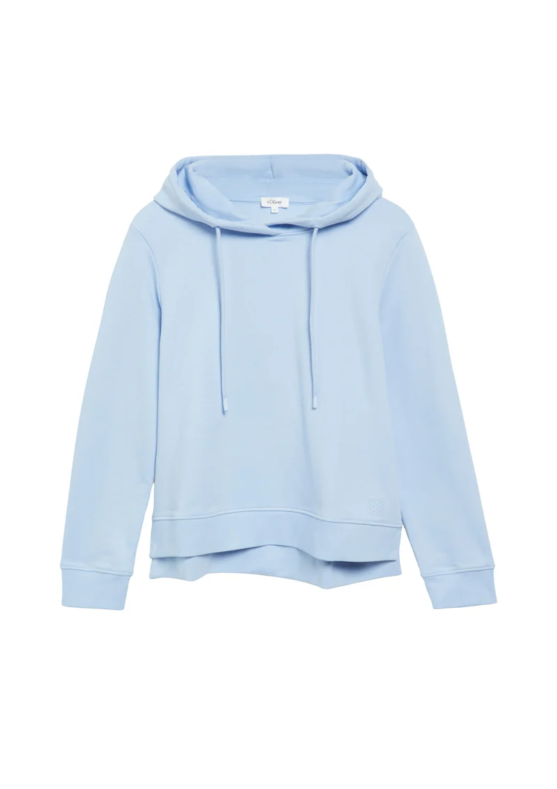 s.Oliver Sweatshirt mit gefütterter Kapuze