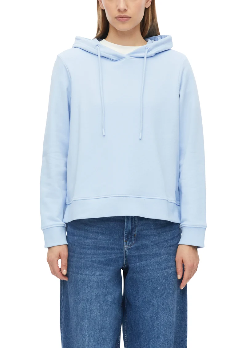s.Oliver Sweatshirt mit gefütterter Kapuze