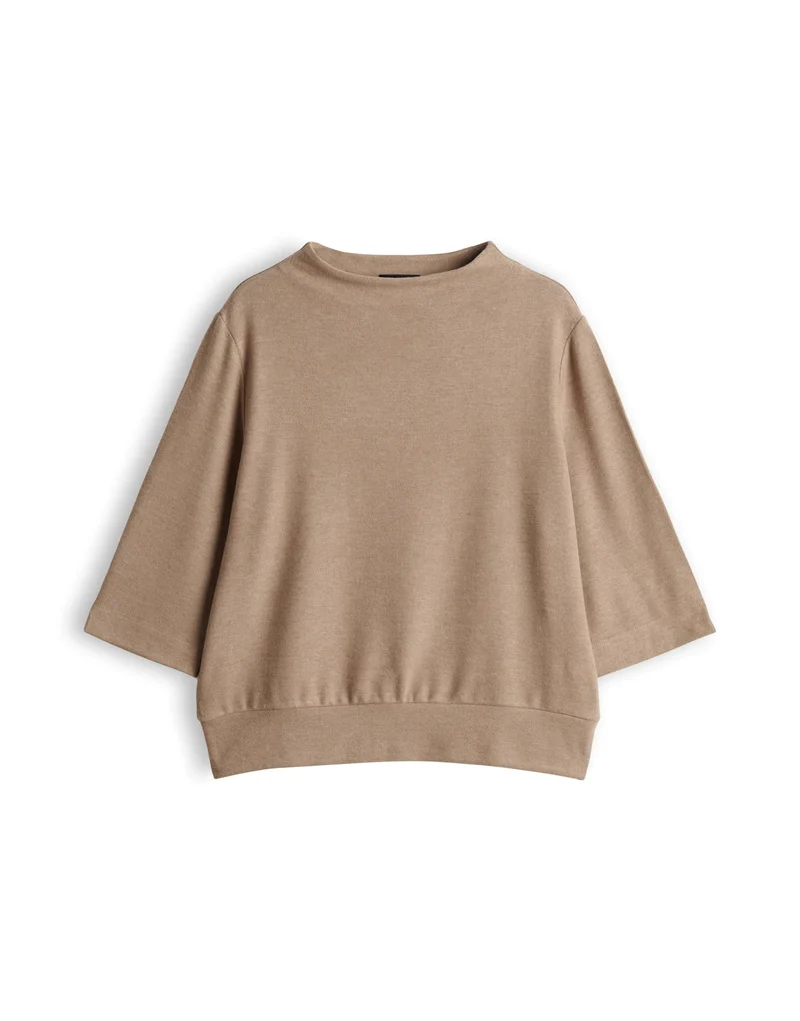 SOSINO Jerseyshirt in Mélange-Optik