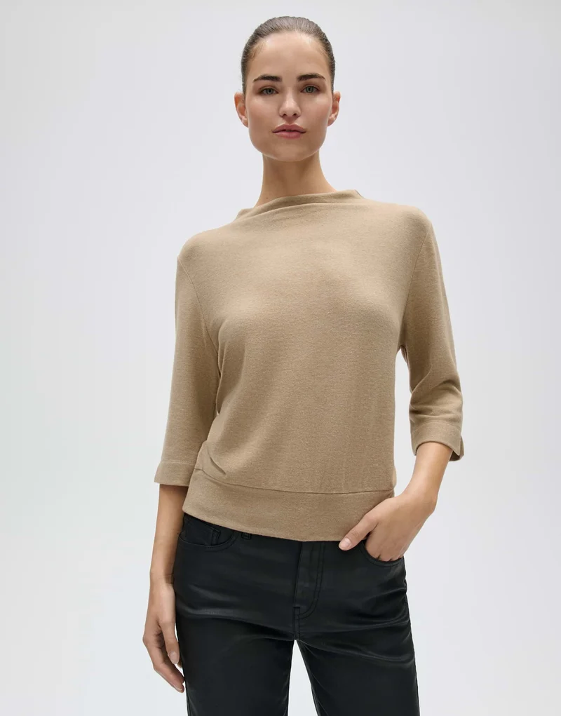 SOSINO Jerseyshirt in Mélange-Optik