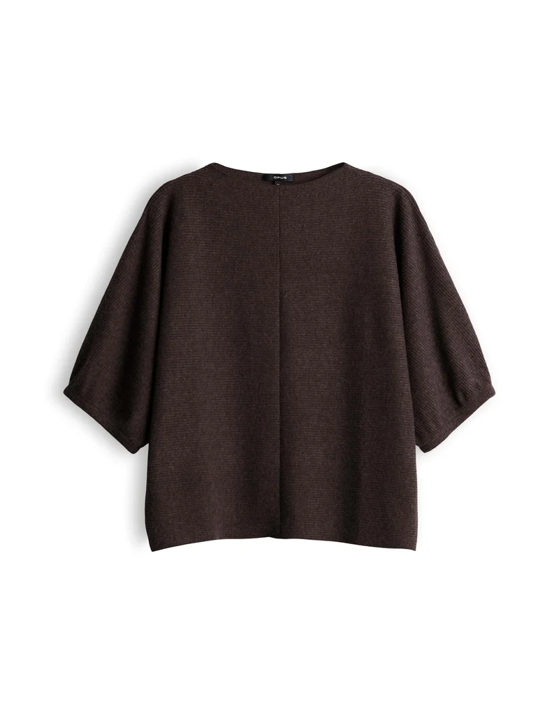 SKUPIN Boxy Jerseyshirt mit Querrippe