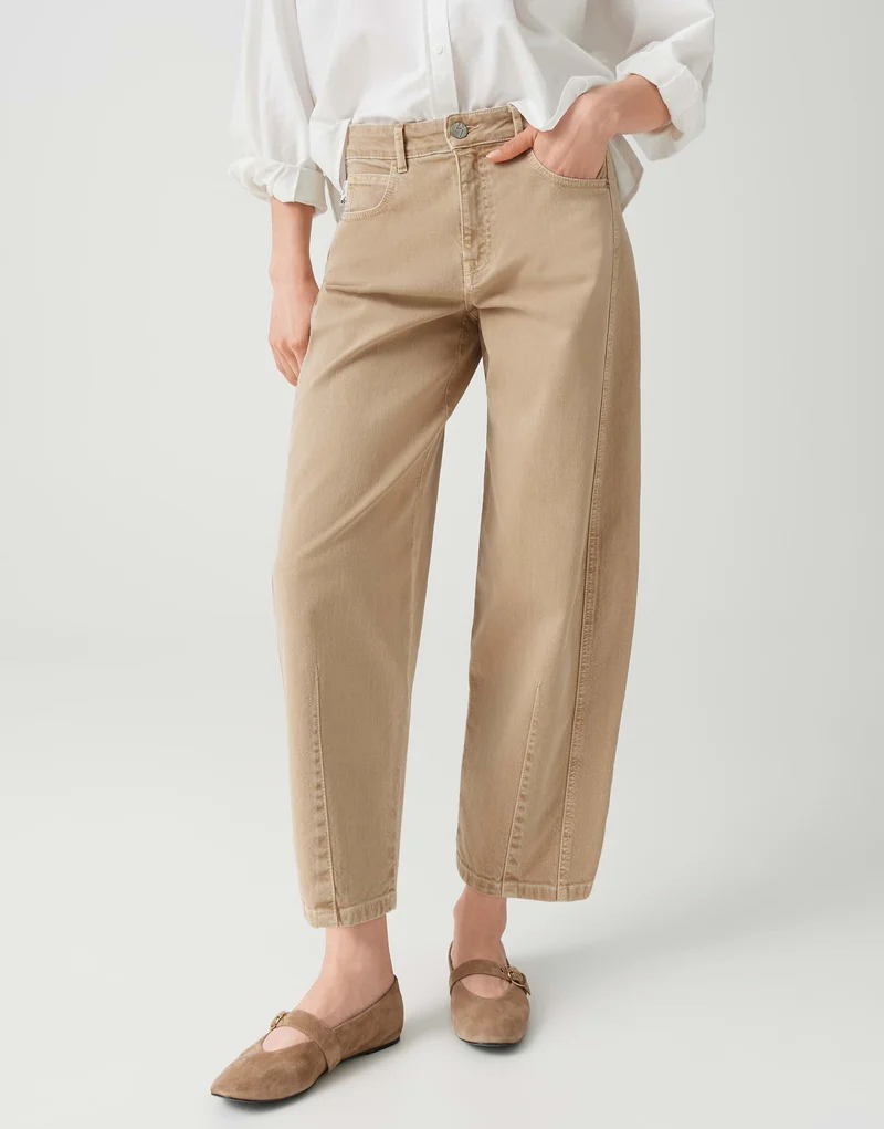 LISSIE BOLDI Barrel Jeans aus Feincord
