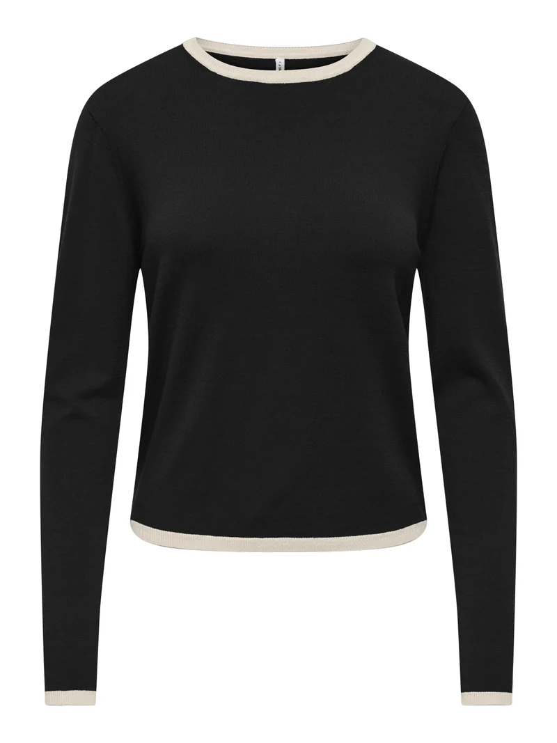 ONLCONTA Flachstrick-Pullover