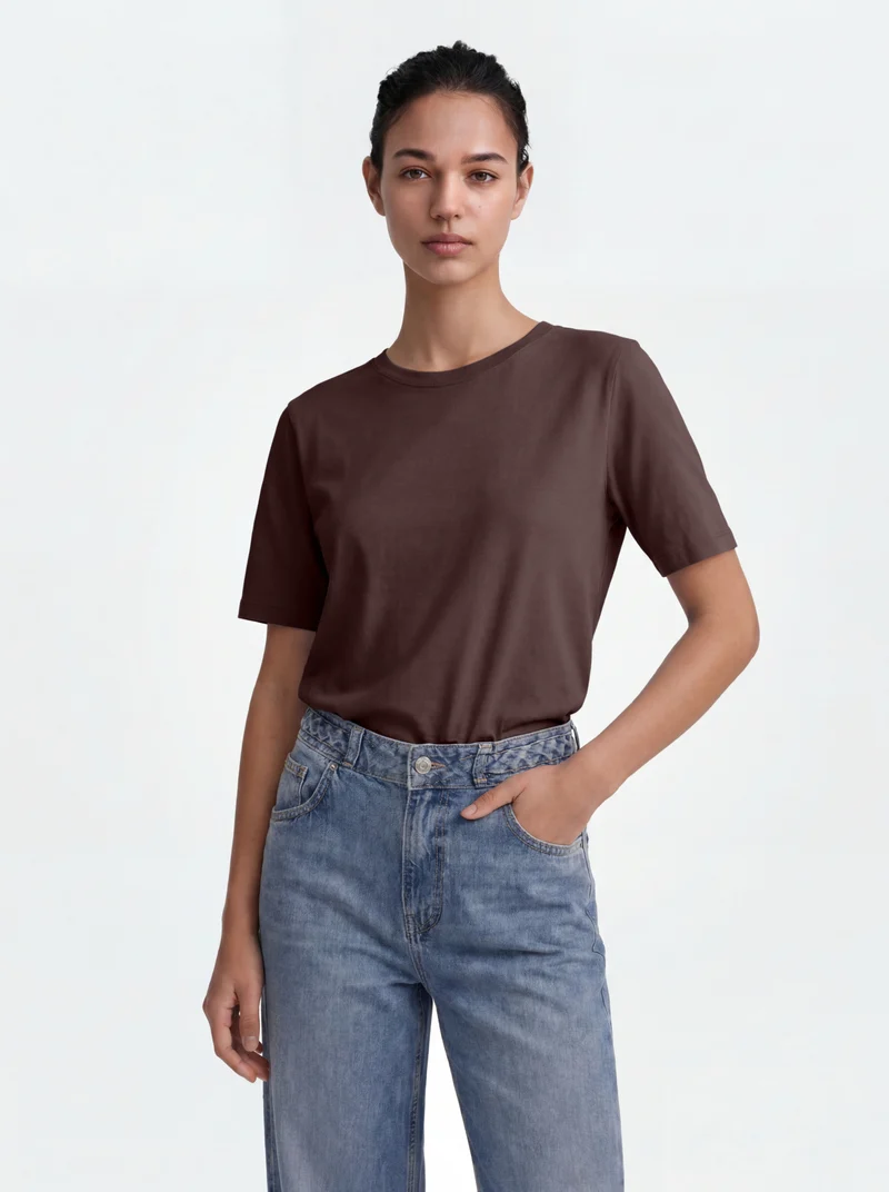 ONLHAPPY Basic-T-Shirt