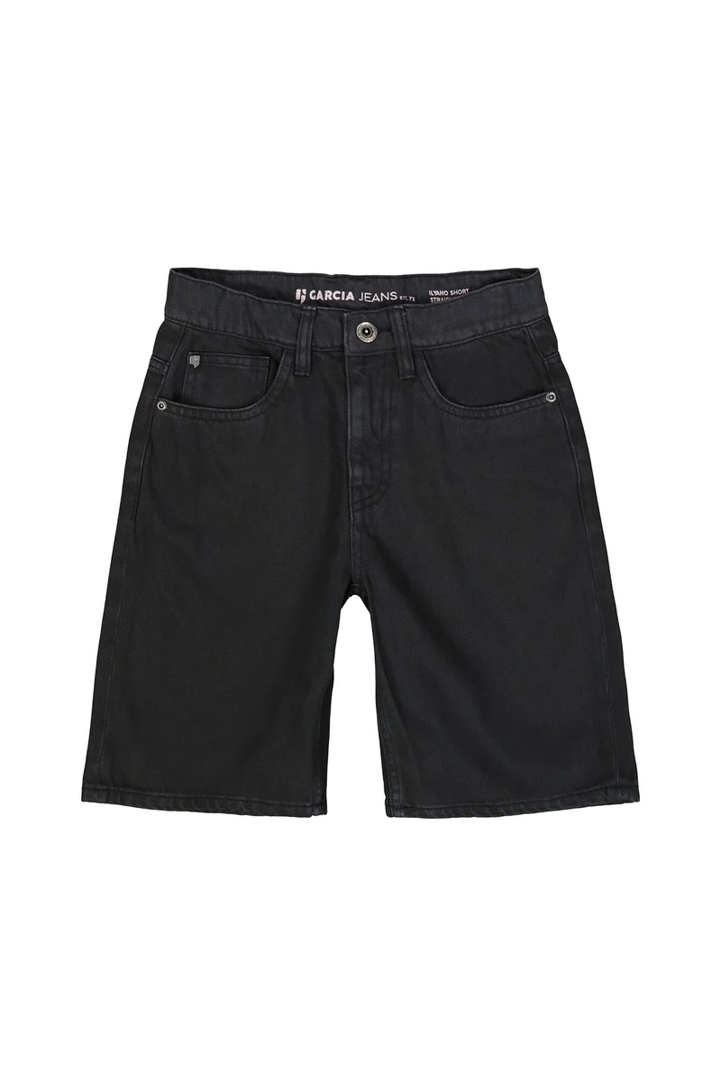 GARCIA Denim-Shorts mit geradem Bein und verstellbarem Bund