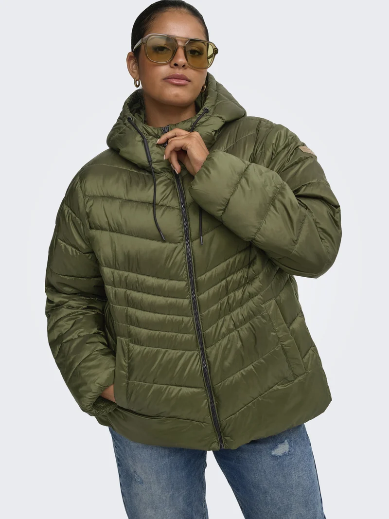 Curve Steppjacke aus Nylon
