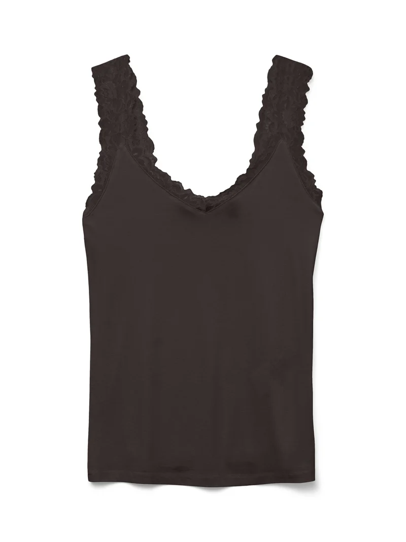 Basic-Oberteil aus Viskose-Stretch