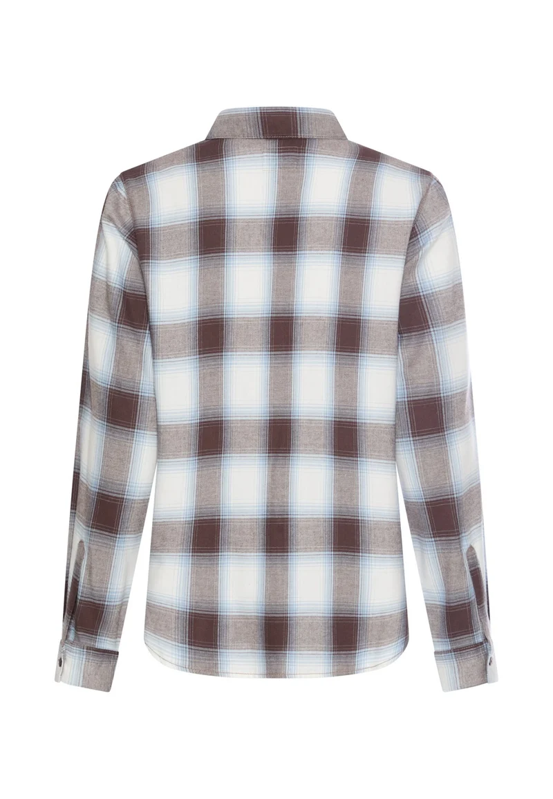 Bluse aus Baumwoll-Mix mit Brusttasche