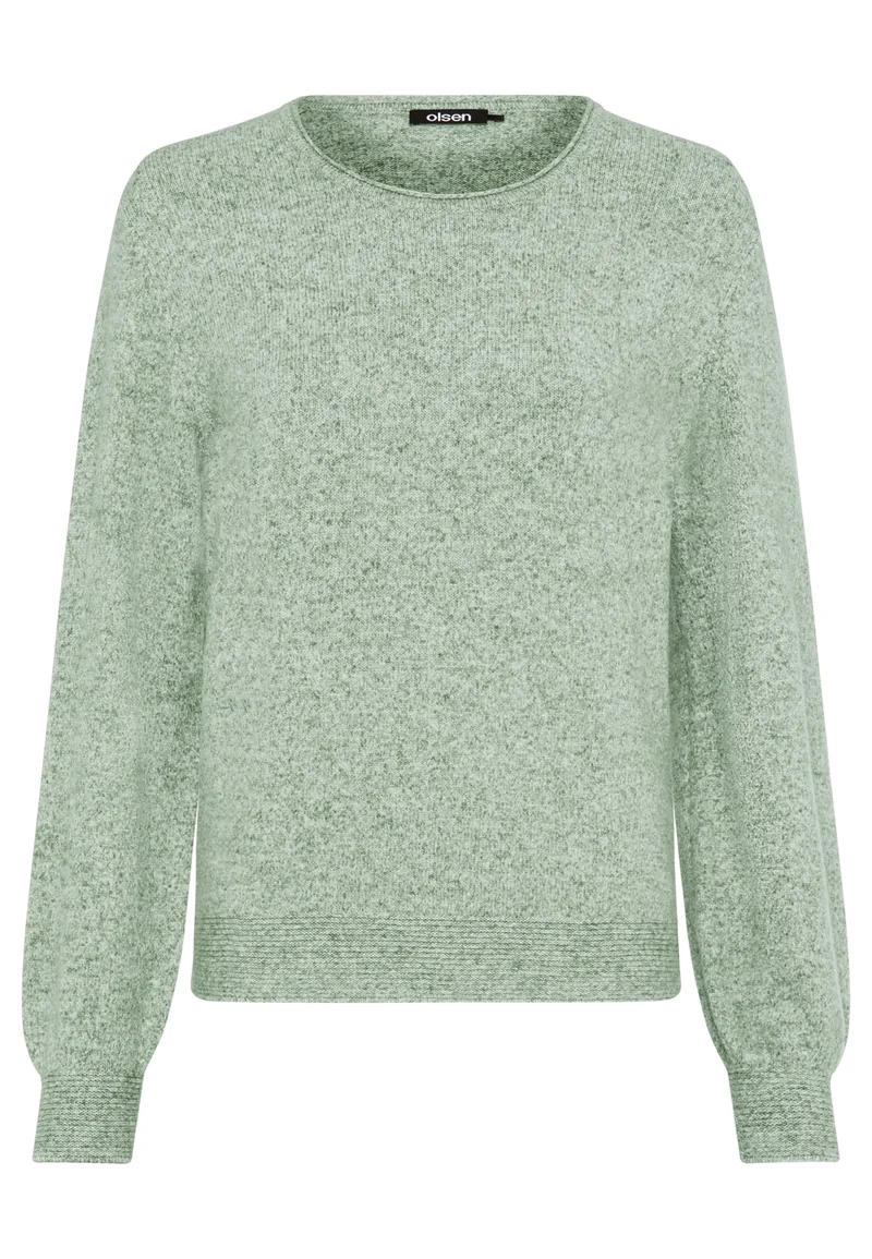 Strickpullover mit Rundhalsausschnitt und geradem Schnitt