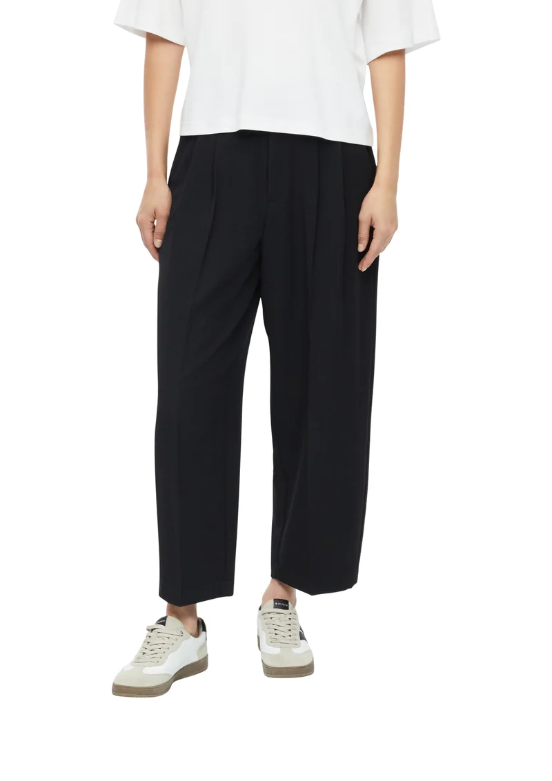 s.Oliver Twill-Hose mit Barrel Leg