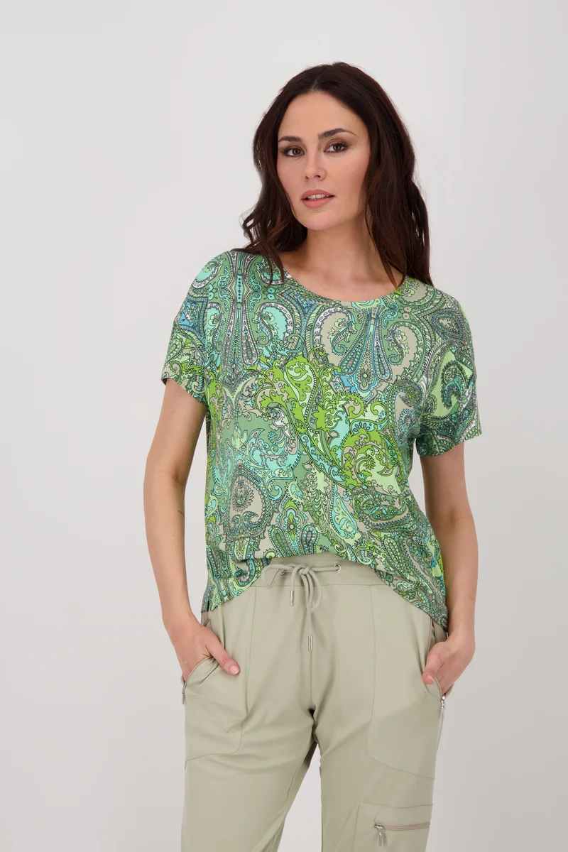T-Shirt mit Paisleydruck