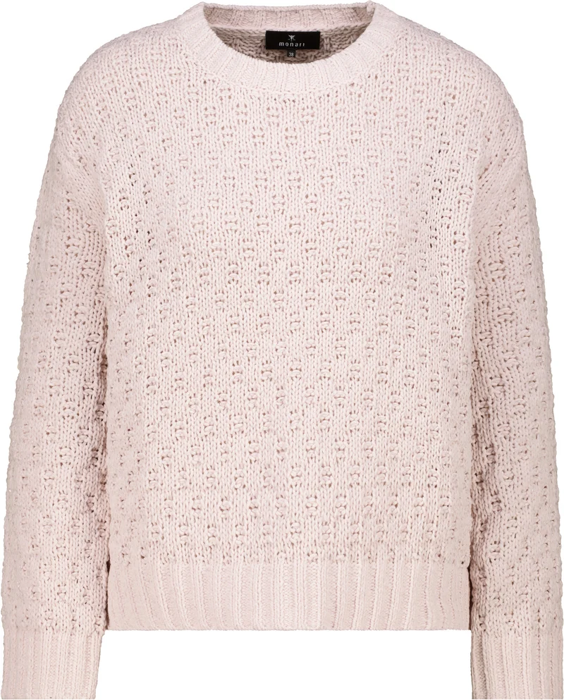 Strickpullover mit Ajour-Struktur