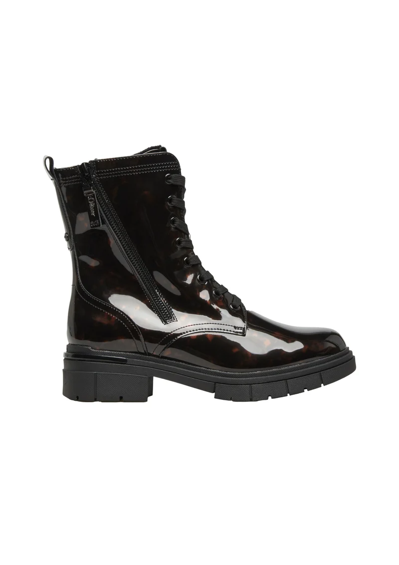 Stiefel in Leder-Optik