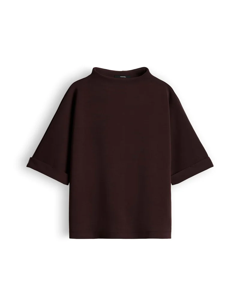 UVERY DETAIL Sweatshirt mit Funnel Neck und Boxy Fit