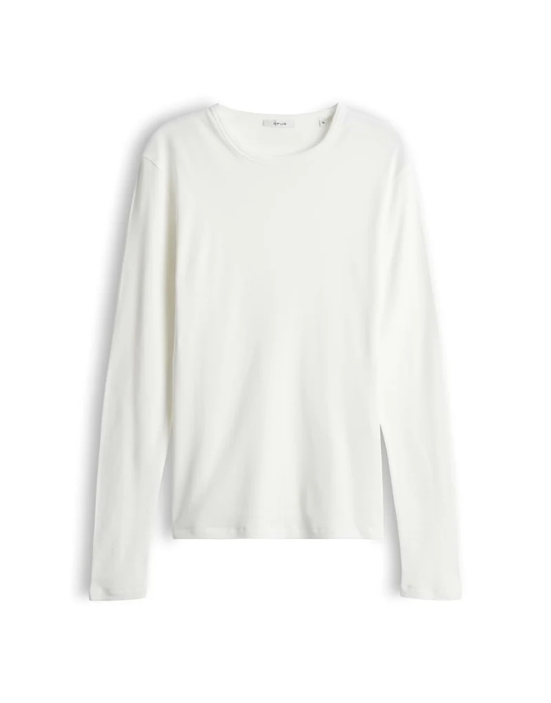 SHERRIE Basic Langarmshirt im Slim Fit