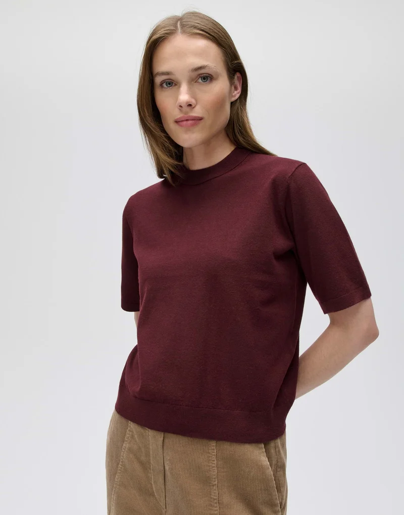 PIMSI Feinstrickshirt mit Kaschmiranteil