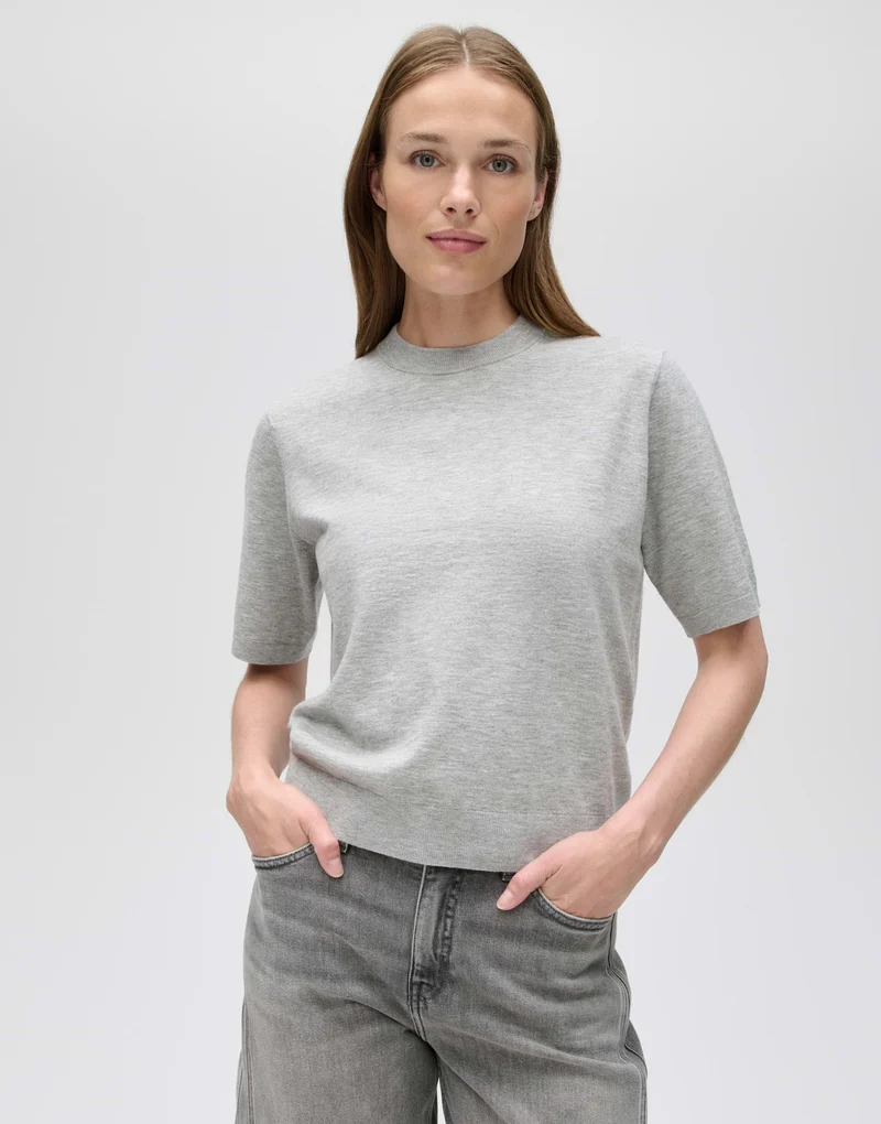 PIMSI Feinstrickshirt mit Kaschmiranteil
