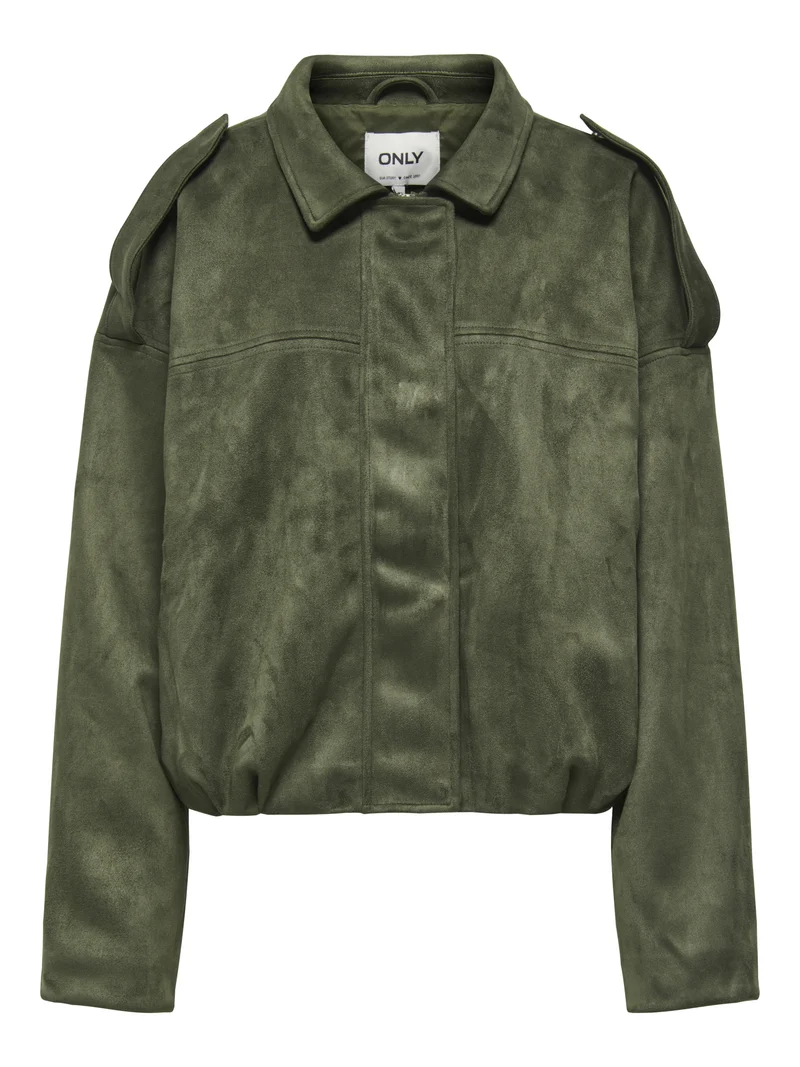 ONLAMBER Jacke in Wildleder-Optik