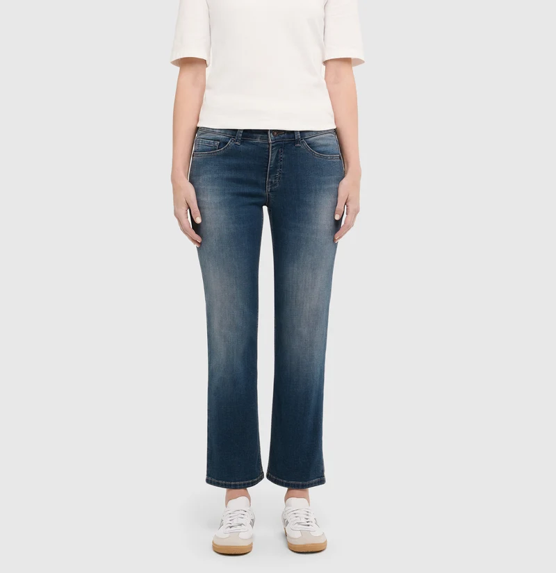 CARRIE Slim Fit Jeans im Cotton-Modal-Mix