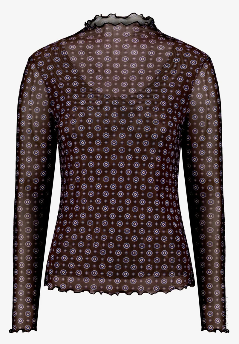 Langarmshirt mit Muster