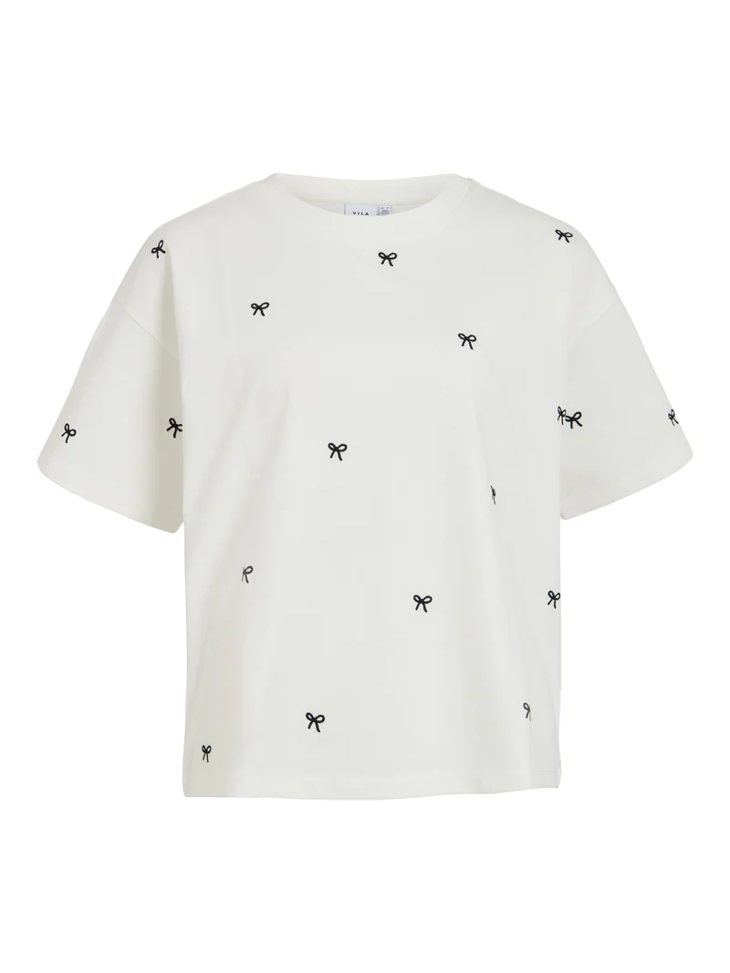 VIMONIE T-Shirt mit Stickerei