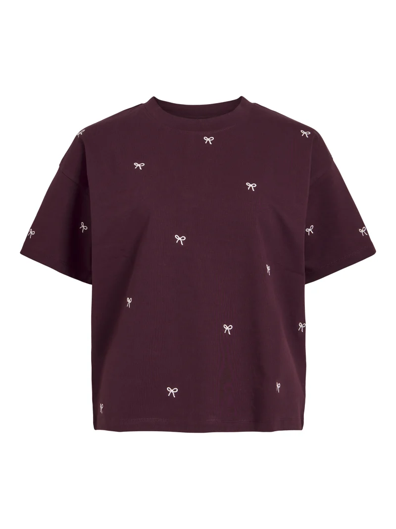 VIMONIE T-Shirt mit Stickerei
